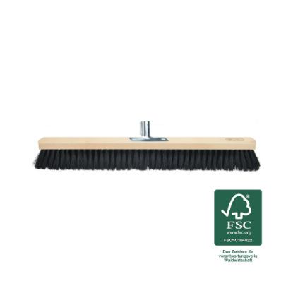 Bild von Saalbesen Mischhaar - Holzkörper mit Stielhalter